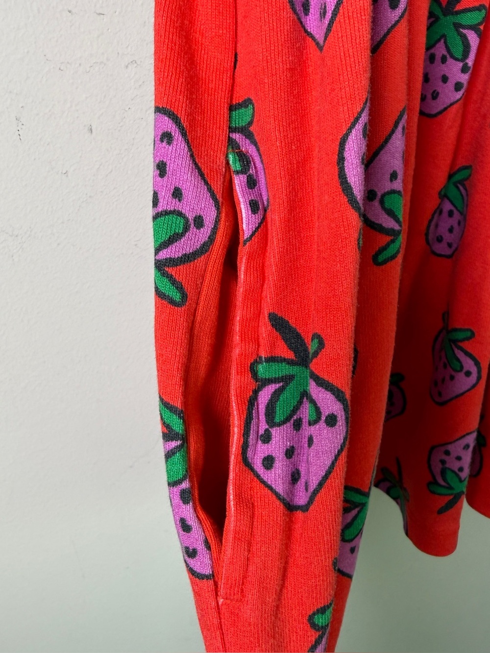 Hanna Andersson Strawberry Print Sleeveless Dress Cottagecore Summer Girls 4 - Picture 2 of 7